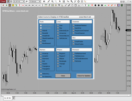 Drawing ToolBar DrawBar