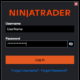 NinjaTrader 8 login window that Auto Login fills and submits automatically