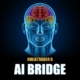 AI Bridge for NinjaTrader 8, a glowing AI head